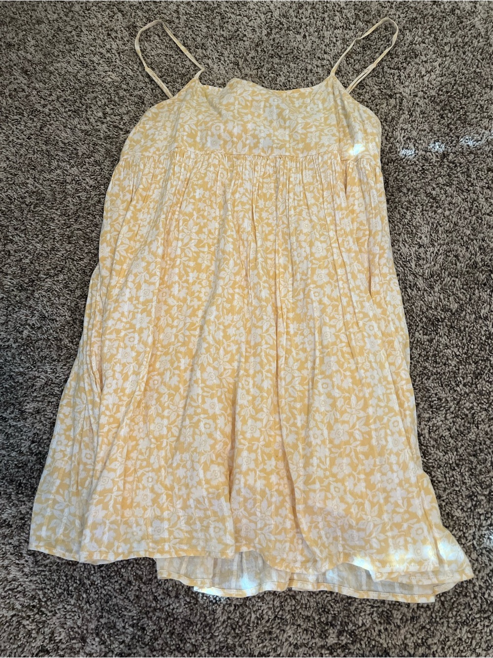Yellow Floral Dress